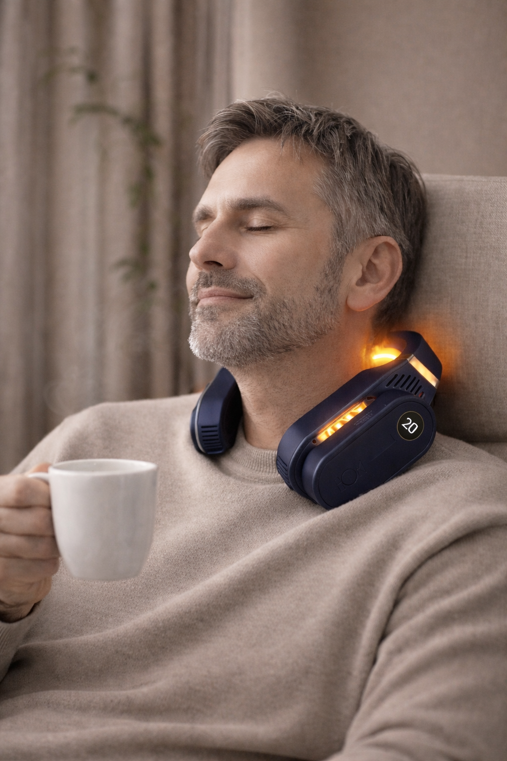 Calentador y Enfriador de Cuello Portátil